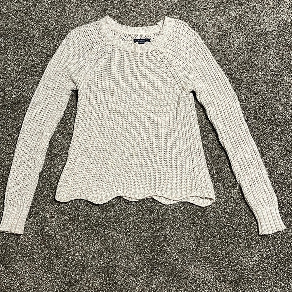 American Eagle sweater, XS, cream color
